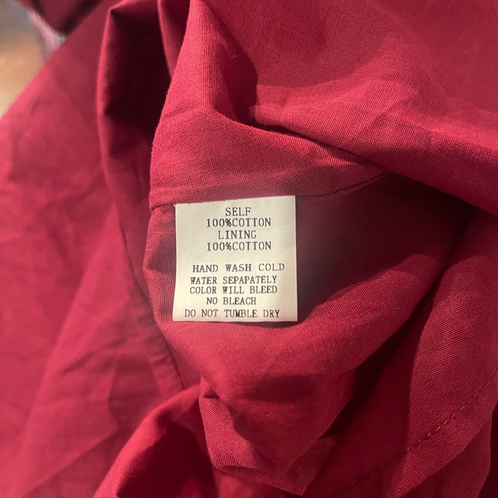 Pinch Cece Deep Red Short Sleeve Dress - Picture 7 of 7